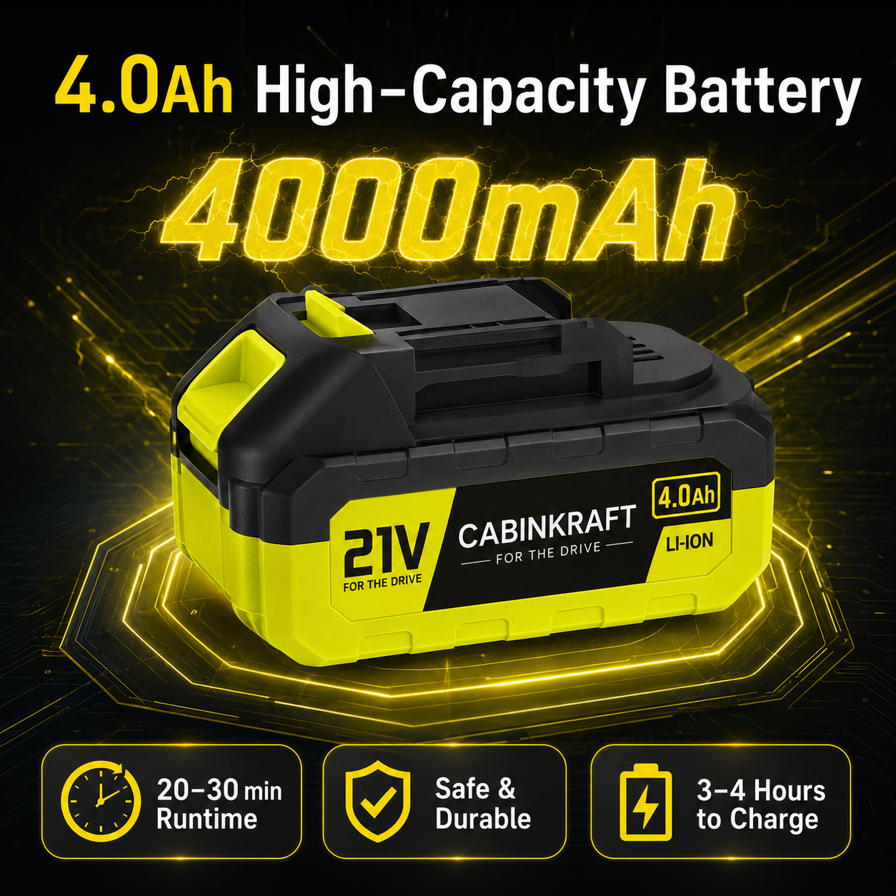Compact pressure washer stored in car trunk — portability view