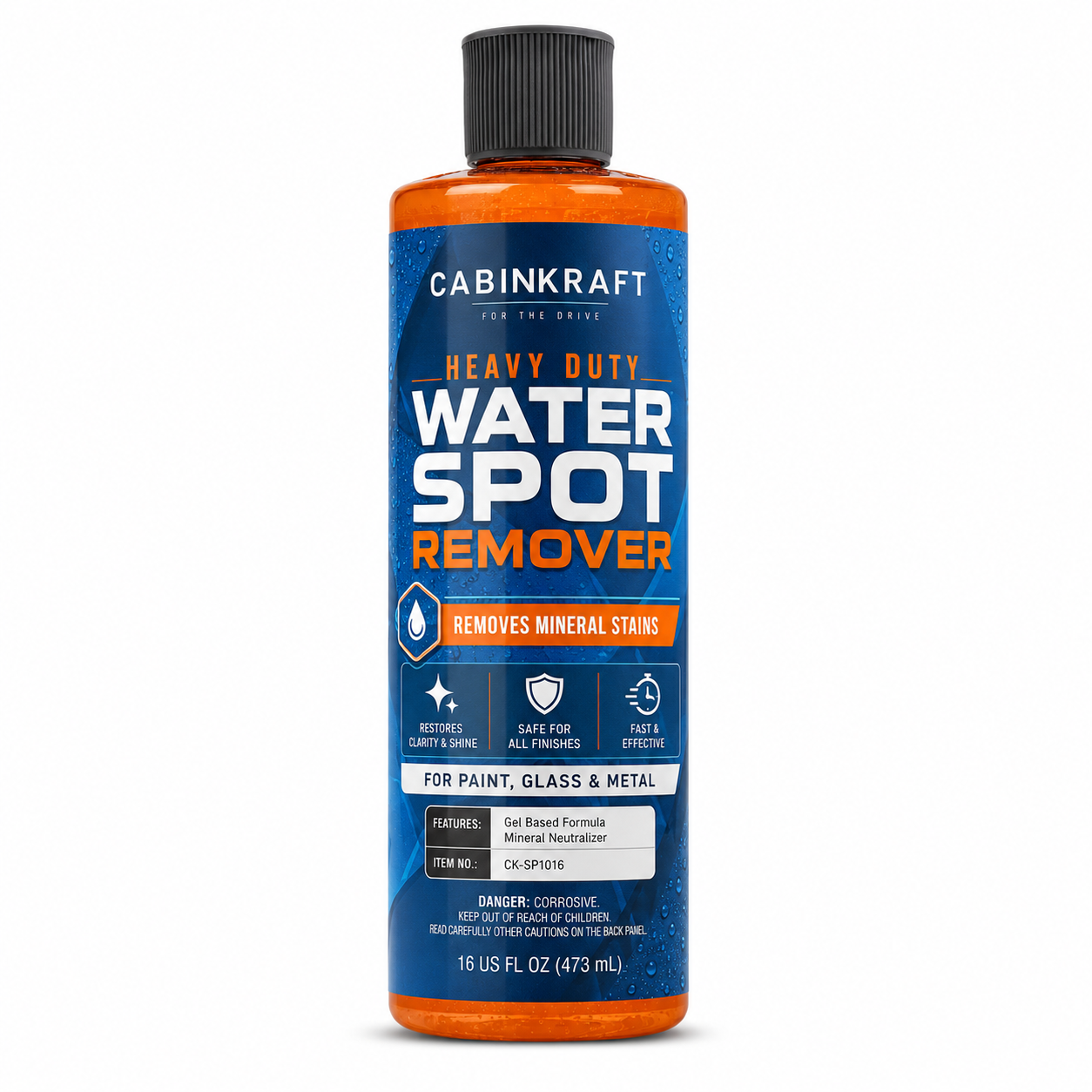 CabinKraft 16 oz spot remover — multi-surface label and directions