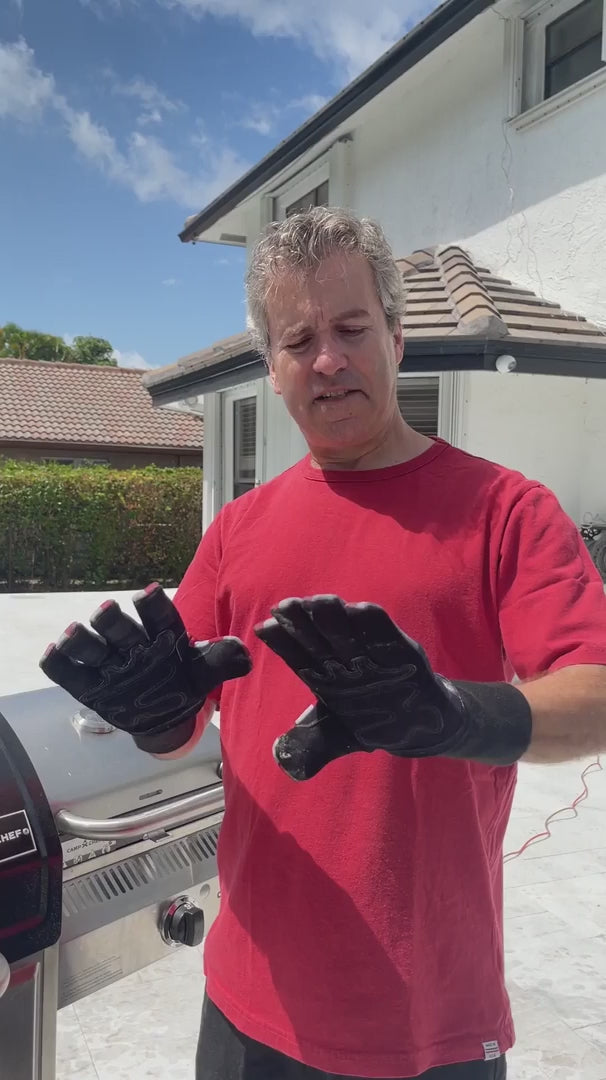 Bristle-free grill cleaning demonstration